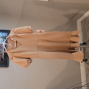 NWT Nannette Toasty Sand Dress